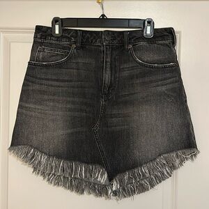 Free People Bailey Denim Mini Skirt